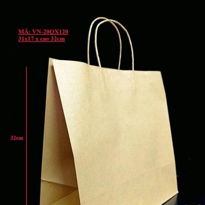 Túi Giấy Kraft Đựng Hoa Tươi Có Quai Xoắn – Túi Đựng Bó Hoa, Shop Hoa